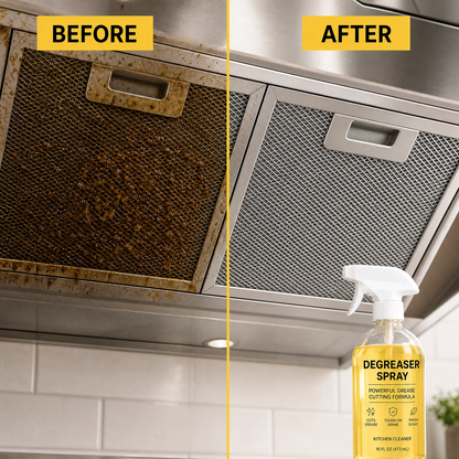 Powerful Kitchen Degreaser Spray Bottle – Fast Acting Grease Remover