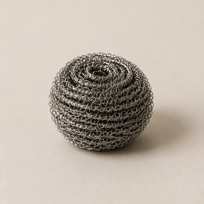 Heavy Duty Stainless Steel Scrubber Ball – Burnt Food & Grease Remover