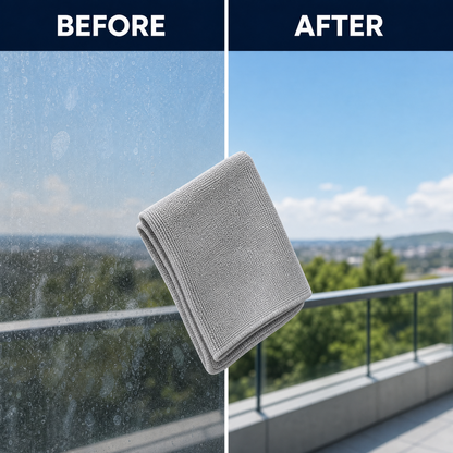 Microfiber Cleaning Cloth – Lint Free, Streak Free, Reusable Multi-Surface Kitchen & Home Cleaner