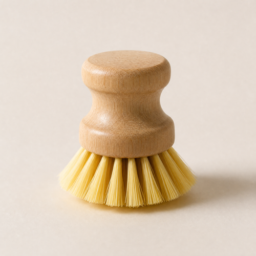 Wooden Handle Kitchen Scrub Brush – Heavy Duty Cleaning Brush for Pots, Pans & Surfaces