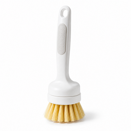 Long Handle Kitchen Scrub Brush – Heavy Duty Cleaning Brush for Pots, Pans & Hard-to-Reach Areas