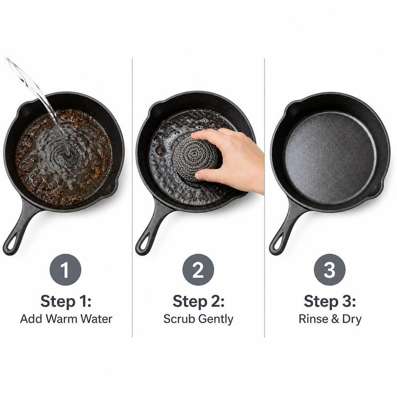 Heavy Duty Stainless Steel Scrubber Ball – Burnt Food & Grease Remover